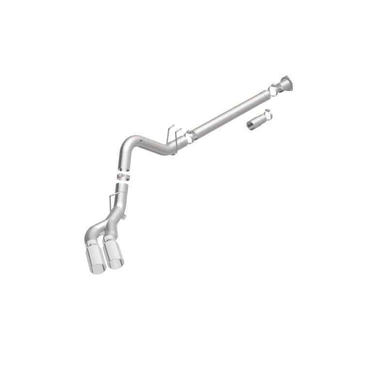 MagnaFlow 08-17 Ford F-250/F-350/F-450 4.6L/6.7 DPF-Back SS 4in Dual Single Passenger Side Rear Exit exhaust system