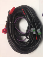 AMP Research 2013-2015 Dodge RAM PowerStep Plug N Play - Black wiring harness for offroad performance upgrades.