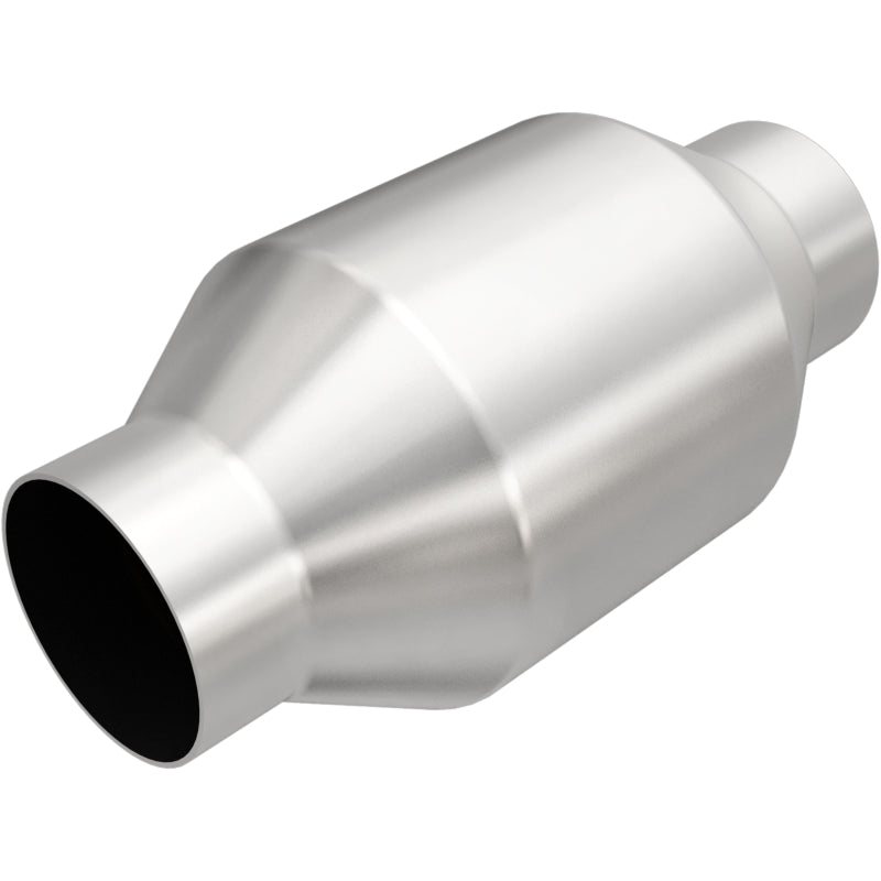 MagnaFlow Conv Univ 2.25in Inlet/Outlet Center/Center Round for offroad performance upgrades