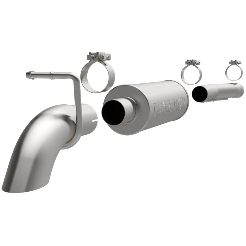 MagnaFlow 12-14 Jeep Wrangler JK Unltd V6 3.6L 2D Turn Down Front of Rear Tire SS C/B Perf Exhaust Secondary image