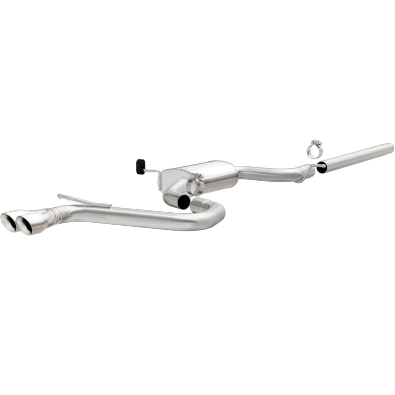 MagnaFlow Sys C/B 2015 Volkswagen Golf 1.8L 2.5in SS Dual Driver Side Exit Polished 3 Tip Secondary image