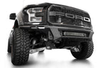 Addictive Desert Designs17-20 Ford F-150 Raptor Phantom Front Bumper installed on truck for offroad performance upgrades