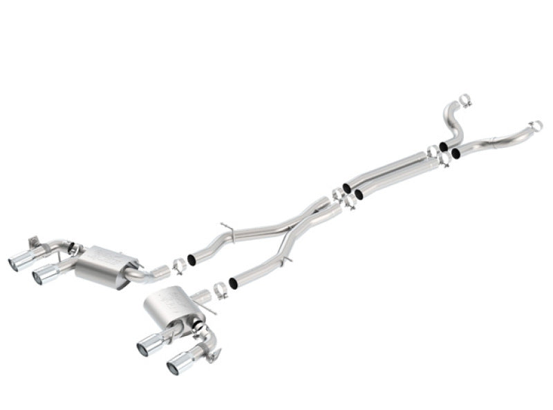 Borla 2017+ Chevy Camaro ZL1 6.2 ATAK Catback Exhaust w/ Dual Split Rear Exit Secondary image