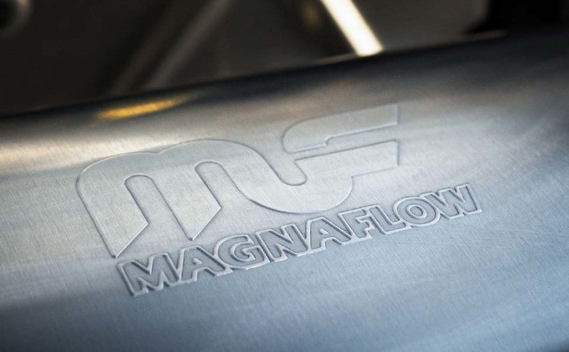 MagnaFlow Muffler W/Tip Mag SS 14X5X8 2.25/4. stainless steel design