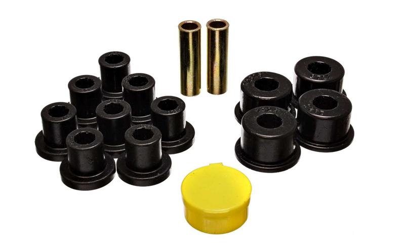 Energy Suspension 6/74-80 MG MGB Black Rear Leaf Spring Bushing Set parts for offroad performance upgrades.