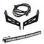 Baja Designs OnX6 Can-Am Maverick X3 Rock Crawler 40in Roof Mount Kit components