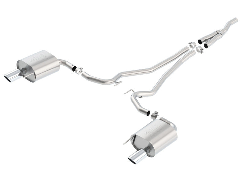 Borla Atak Cat Back 15-17 Ford Mustang 2.3L EcoBoost MT/AT 2.25in pipe 4in tip exhaust system