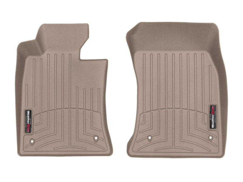 WeatherTech 07+ Mini Convertible Front FloorLiner - Tan Secondary image