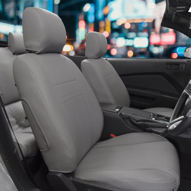 CalTrend Faux Leather Seat Covers (Custom-Fit) – Leather-Look Style, Easy-Clean Protection | Offroad Unlimited