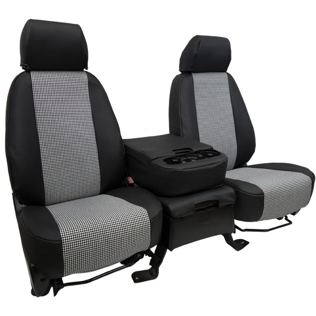 CalTrend Houndstooth Designer Seat Covers (Custom-Fit) – Classic Pattern Style, Durable Protection | Offroad Unlimited Secondary image