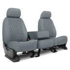 CalTrend Faux Leather Diamond Quilted Seat Covers (Custom-Fit) – Quilted Leather-Look Style, Easy-Clean Protection | Offroad Unlimited