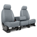 CalTrend Faux Leather Diamond Quilted Seat Covers (Custom-Fit) – Quilted Leather-Look Style, Easy-Clean Protection | Offroad Unlimited