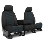 CalTrend Faux Leather Diamond Quilted Seat Covers (Custom-Fit) – Quilted Leather-Look Style, Easy-Clean Protection | Offroad Unlimited
