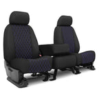 CalTrend Faux Leather Diamond Quilted Seat Covers (Custom-Fit) – Quilted Leather-Look Style, Easy-Clean Protection | Offroad Unlimited
