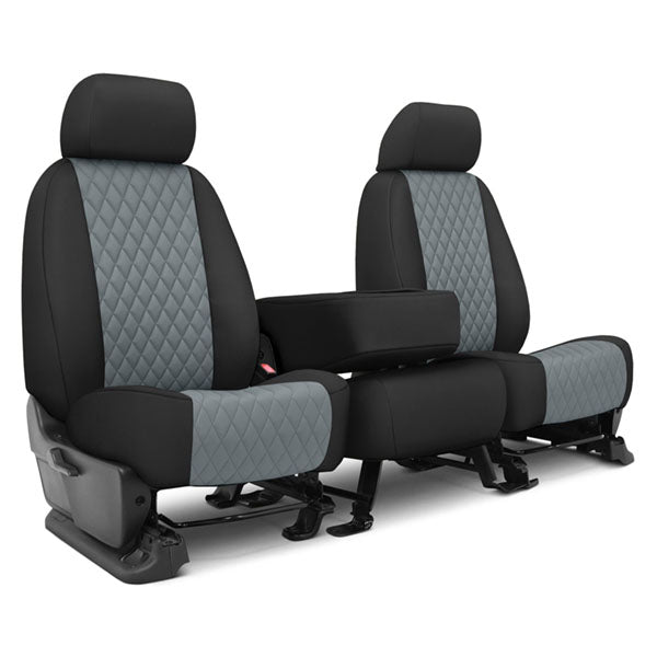 Faux Leather Diamond Black Trim with Choice of Color Insert Secondary image