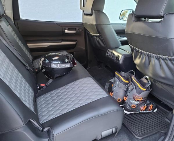 CalTrend Faux Leather Diamond Quilted Seat Covers (Custom-Fit) – Quilted Leather-Look Style, Easy-Clean Protection | Offroad Unlimited