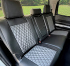 CalTrend Faux Leather Diamond Quilted Seat Covers (Custom-Fit) – Quilted Leather-Look Style, Easy-Clean Protection | Offroad Unlimited