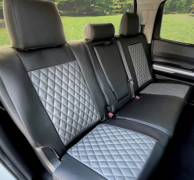 CalTrend Faux Leather Diamond Quilted Seat Covers (Custom-Fit) – Quilted Leather-Look Style, Easy-Clean Protection | Offroad Unlimited