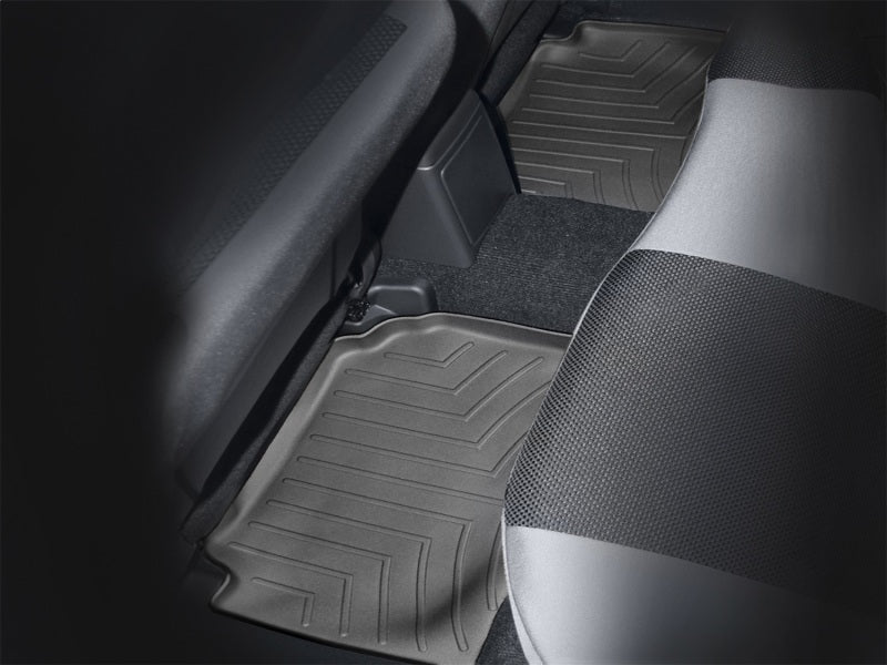 WeatherTech 02-07 Subaru Impreza Rear FloorLiner - Black in vehicle