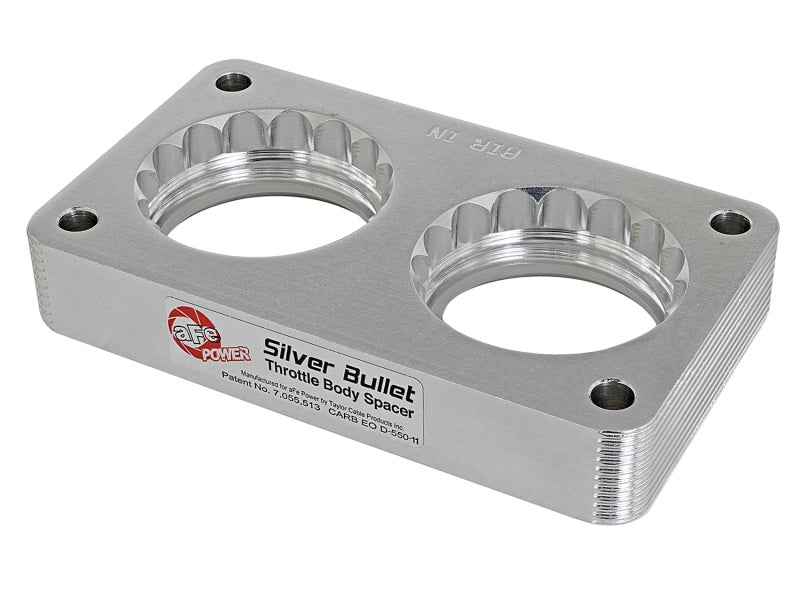 aFe Silver Bullet Throttle Body Spacers TBS Ford Trucks 99-04 V10-6.8L Secondary image