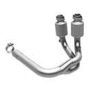 MagnaFlow Conv DF WRANGLER 04-06 4L dual exhaust pipe for off road parts