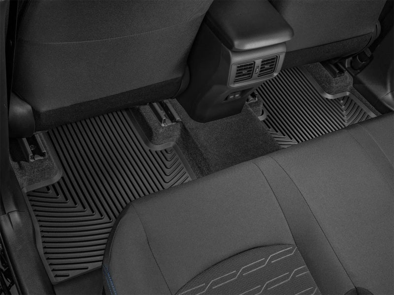 WeatherTech 19-22 Toyota RAV4 / 21-22 Toyota Venza Rear Rubber Floor Mats - Black Secondary image