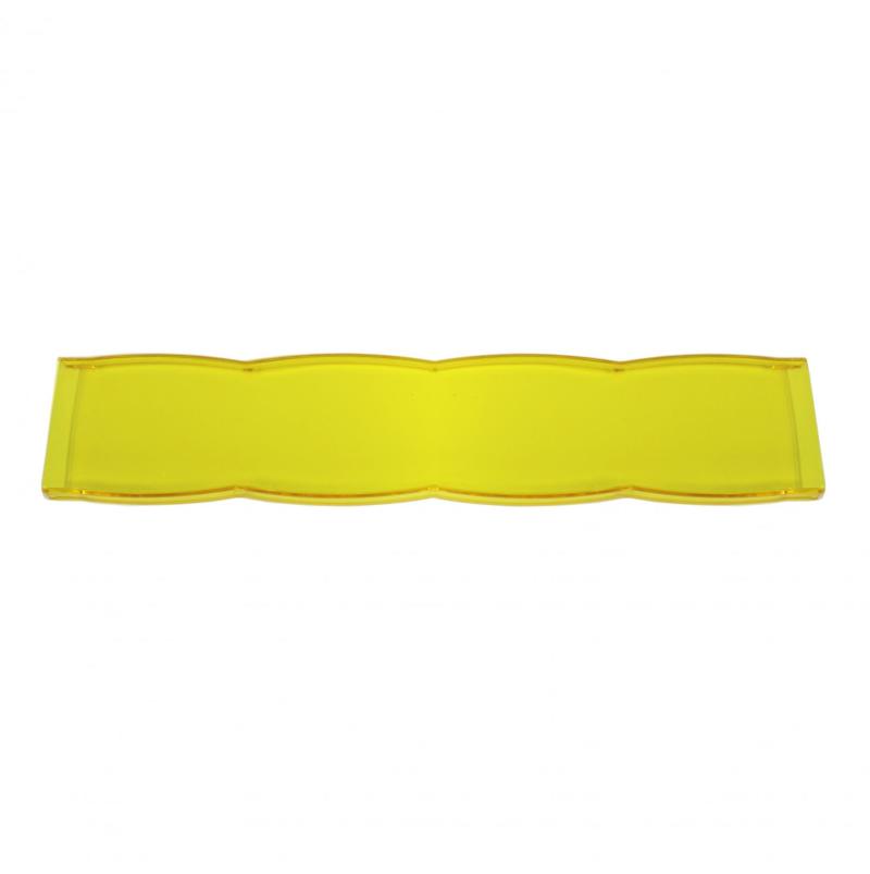 Baja Designs 10in Rock Guard Light Bar Cover - Amber for offroad lighting Main image