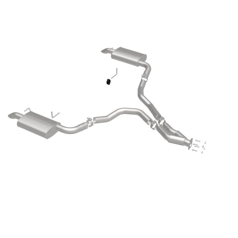 MagnaFlow 75-79 Chevy Corvette V8 5.7L Dual Split Rear Exit Stainless Cat-Back Perf Exhaust system components