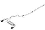 Borla 16-18 Ford Focus RS 2.3L MT AWD ATAK Catback Exhaust w/ Black Chrome Tip components and features.
