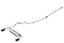 Borla 16-18 Ford Focus RS 2.3L MT AWD ATAK Catback Exhaust w/ Black Chrome Tip components and features.