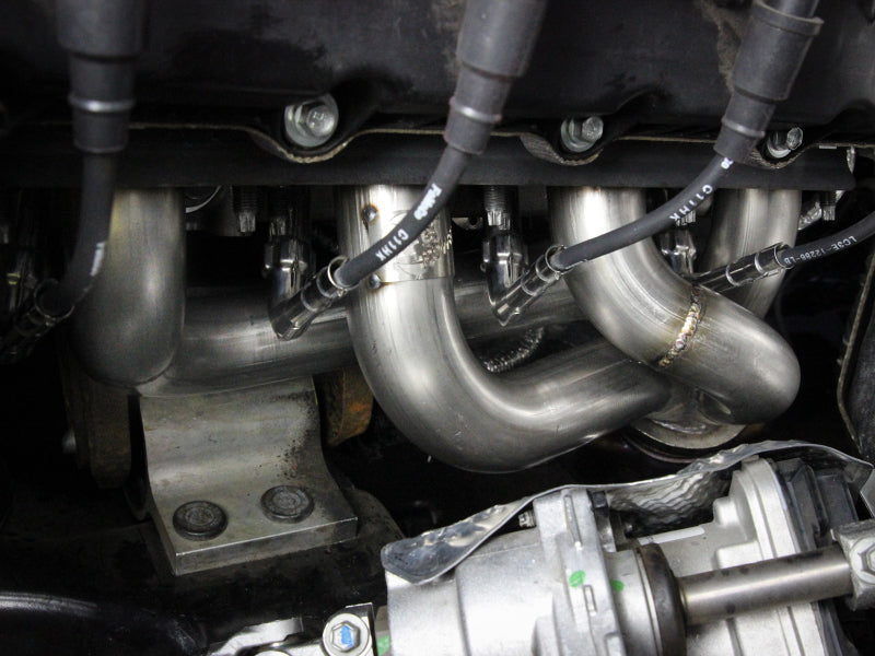 aFe Twisted Steel 1-7/8in 304 SS Headers 20-21 Ford F-250/F-350 V8-7.3L Secondary image
