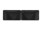 WeatherTech 96 GMC Rally Van Rear Rubber Mats - Black.