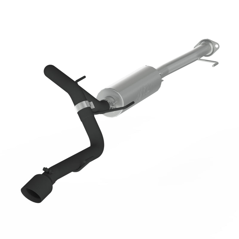 MBRP 10-18 Toyota 4 Runner BLK 4in O.D Tip Single Rear Exit 2.5in Cat Back Exhaust Secondary image