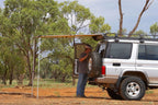 ARB Awning Pvc Bag 1.25M49Lg Usa/Ca Spec 1250X2100mm49X83 on SUV in wilderness setting