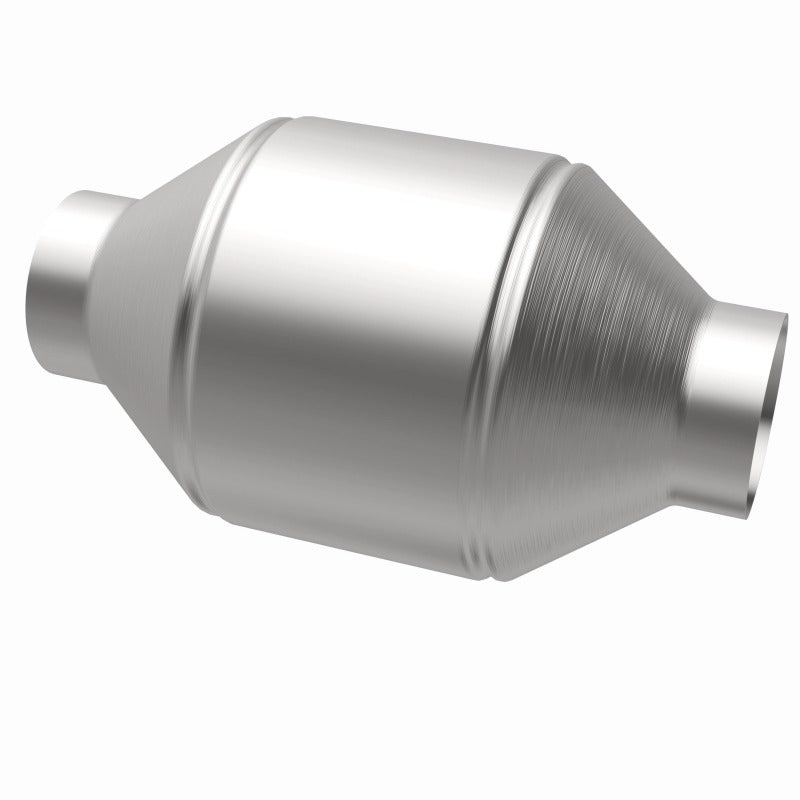 MagnaFlow Conv Univ 2.25in Inlet/Outlet Center/Center Round 3in Body L x 5in W x 8.75in Overall L catalytic converter