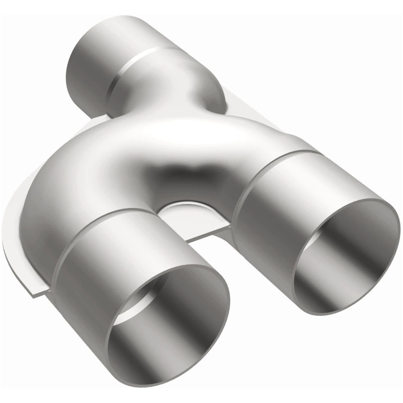 MagnaFlow Smooth Trans Y 2.50inch SS 90 deg. exhaust pipe.