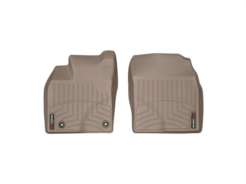WeatherTech 12+ Toyota Prius Front FloorLiner - Tan Secondary image
