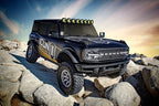 ICON 2021+ Ford Bronco Hoss 2.0 Front EXP Coilover 2.5in on offroad terrain
