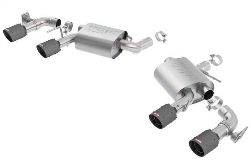 Borla 2016-2017 Chevrolet Camaro SS AT/MT RWD S-type Exhaust (w/ Dual Mode Valves) - Black CF Tip Secondary image