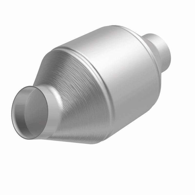 MagnaFlow Conv Universal 2.25 inch C/A 5 inch spun body catalytic converter for offroad performance upgrades.