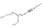 Borla 19 Chevrolet Silverado/GMC Sierra 1500 6.2L SS ATAK Catback Exhaust w/ Factory Tips exhaust system components layout