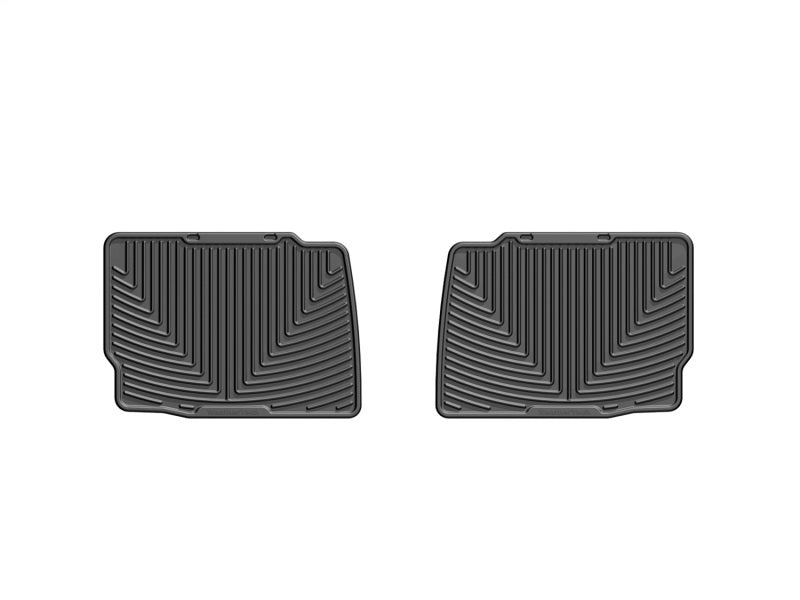 WeatherTech 13+ Ford Fusion Rear Rubber Mats - Black Secondary image