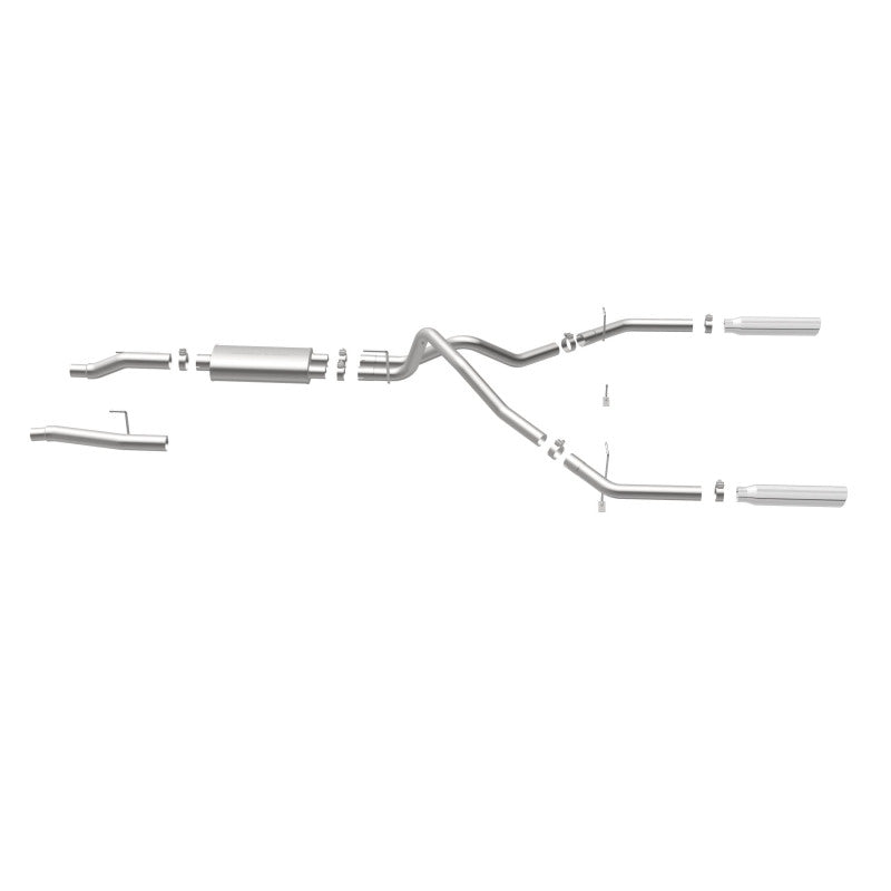 MagnaFlow SYS C/B 09 F-150 EC-CC/SB dual splt exhaust system components