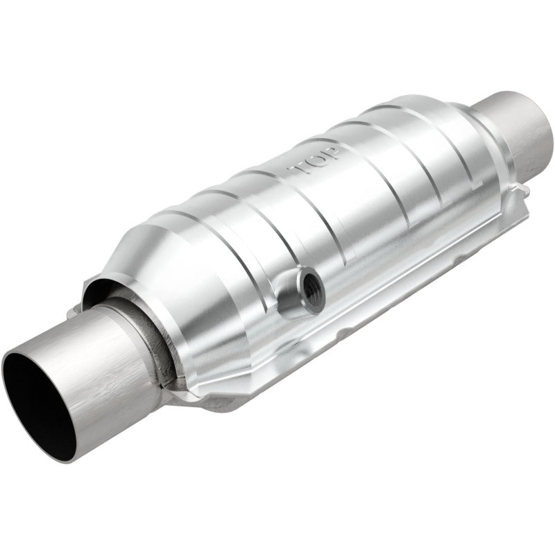 MagnaFlow Universal Catalytic Converter 2.00 OEM Angled O2 Secondary image