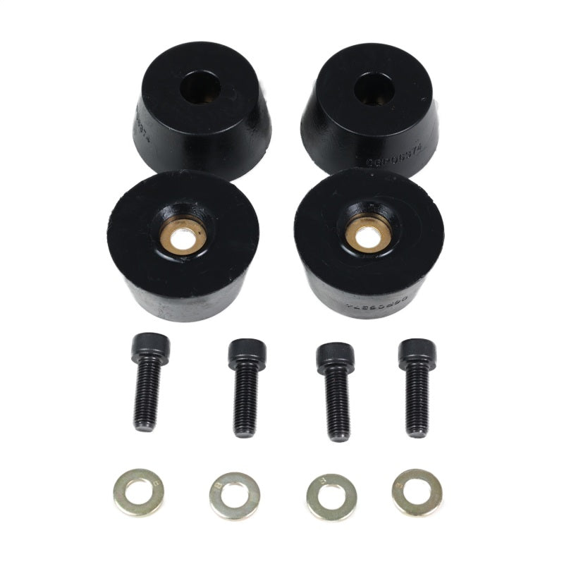 Energy Suspension 96-02 Toyota 4Runner Front Hyper Flex Bump Stop Set - Black, offroad performance upgrades, suspension components.