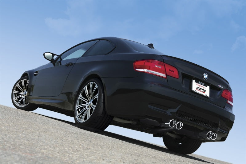 Borla 08-13 BMW M3 Coupe 4.0L 8cyl 6spd/7spd Aggressive ATAK Exhaust rear view