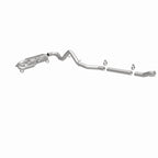 MagnaFlow 2021 Ford Bronco Overland Series Cat-Back Exhaust w/ Single Straight Driver Exit- No Tip image showing parts