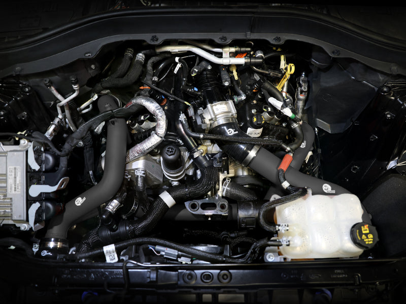aFe 22-23 Ford Explorer BladeRunner Aluminum Hot and Cold Charge Pipe Kit - Blk Secondary image