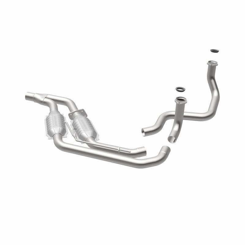 MagnaFlow Conv DF GM 89 92 (2.5in Tubing) catalytic converter parts for offroad customization