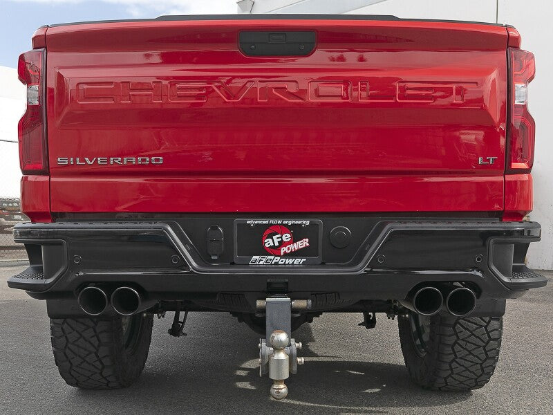 aFe 23-24 GM Trucks L6-3.0L (td) LZ0 Vulcan Series 3in 304 SS DPF-Back Exhaust System w/ Black Tip Secondary image